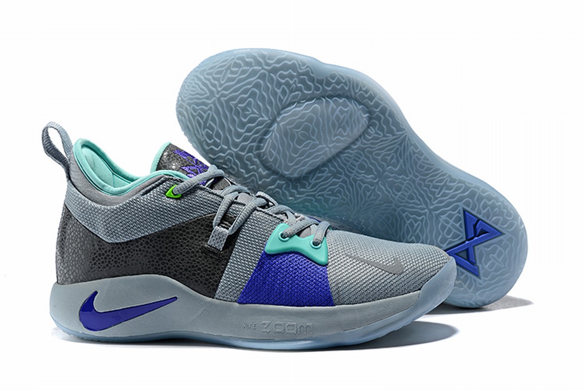 Nike PG 2 Men Shoes Grey Purple